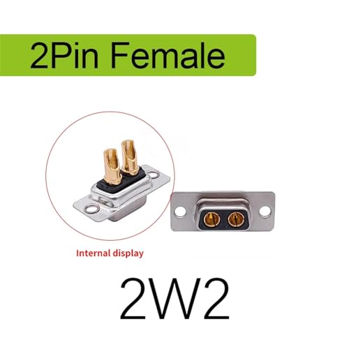 Conector D-Sub Alta Corriente 30A 2V2 con Acabado Gris Oscuro 2