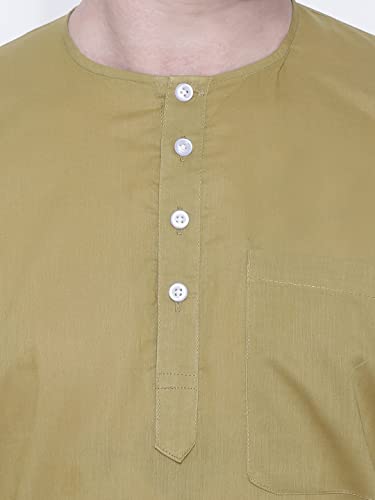 Image of Rajubhai Hargovindas Mens Casual Cotton Straight Kurta
