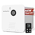 RV Tankless Water Heater Propane Gas, with 15"x15" White Door and Remote Controller, DC 12V, 7×24 Technical Support, High Altitude, Easy Installation, Compatible with All RVs,GT60,White