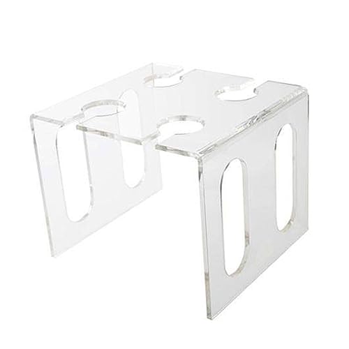 TOWARDSNAN Soporte para copas de vino para debajo del gabinete, organizador de copas de vino acrílico, colgador de almacenamiento para cocina, estante de almacenamiento de copas de vino acrílico