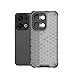 Pzwoxukhov Compatible with Oppo Reno 13 5G Case Cover,Compatible with Oppo Reno 13 5G Honeycomb Anti-Drop Shock-Absorbing Case Black