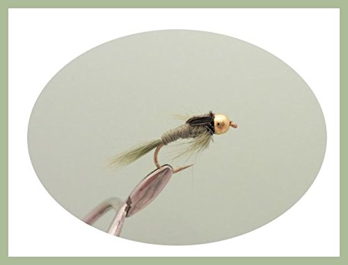 Lot de 50 mouches nymphes olives pour pêche à la mouche