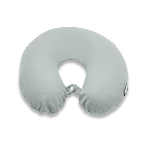 Image of VIP Snooze Travel Neck Pillow | Premium Soft Memory Foam Neck Pillow for Men & Women | Comfortable Cushion | Perfect for Travel & Casual Use (Grey)