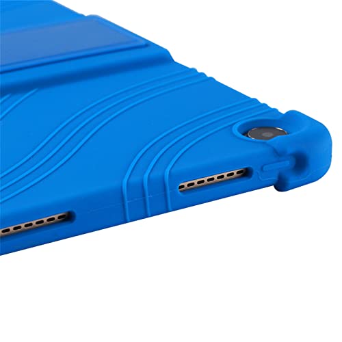 Case for Lenovo Tab M10 Plus 3rd Gen 10.6 inch TB-125FU Tablet, Kids Friendly Soft Silicone Adjustable Stand Cover for Lenovo Tab M10 Plus Gen 3 TB-128FU/XU 10.6" 2022 Released (Black)