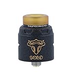 thunderhead creations tauren rda  ThunderHead Creations Tauren Solo RDA Clearomizer Set - Selbstwickler - Farbe: messing-schwarz
