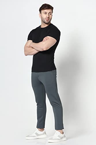 Image of TOPLOT Men's Formal Trouser | Slim Fit Tailored Design | Comfortable, Structured Look with Clean Finish | Elegant Styling for Daily Use | Office, Formal & Business Wear (5068)