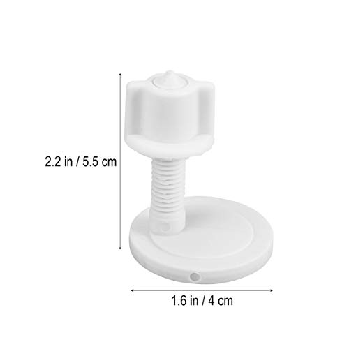 Angoily 4Pcs Dobradiça Assento Do Vaso Sanitário Conjunto Dobradiça Assento Do Vaso Sanitário de Plá