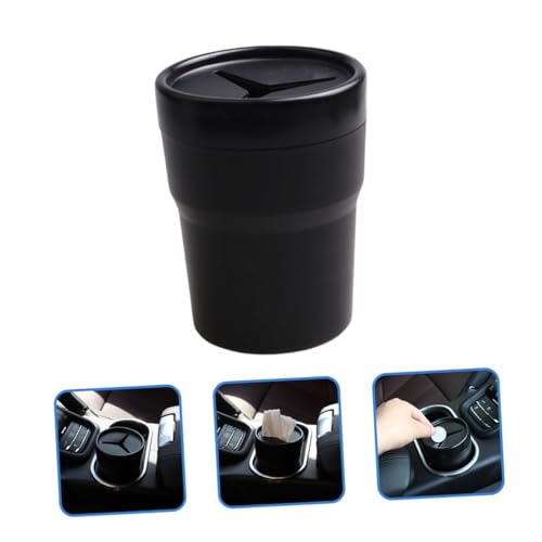 Organizador portavasos para carro negro miniatura 3