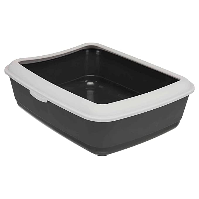 Dog Trust Non-Toxic Eco - Friendly Cat Litter Box Suitable for All Breeds Cat & Kittens (Grey) (B0BFB527PJ) Amazon Price History, Amazon Price Tracker