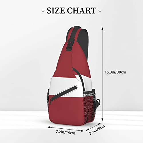 Morrales De Senderismo Unisex Con Bandera Letona miniatura 4