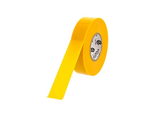 Image of Secure Yellow Electrical Tape 3 /4 Inch x 66 Feet - 5 Pack