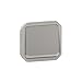 Produktbild LEGRAND, Plexo New Einsatz, Drucktaster, 10 A, Steckklemmen (SL), IP55 - IK 08, mit Kontrollfunktion, Farbe: Grau, 069540L
