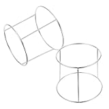 STOBAZA Buffet Tablettständer Aus Edelstahl 2 Stück Für Meeresfrüchte Und Teller Praktischer Serviertellerhalter Für Fischrestaurants Und Imbisse