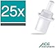 ACE 100078 Hygienesicheres Mundstück für Alkoholtester 25 Stück mit Rückatemsperre