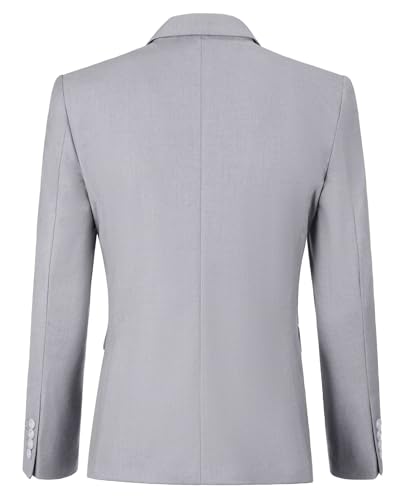 Light Grey Men's Casual Sport Coat - Business Blazer for Men - XXL2