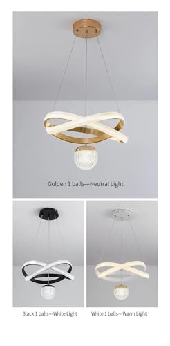 Lustre de table ronde moderne pour salle à manger chaleureuse