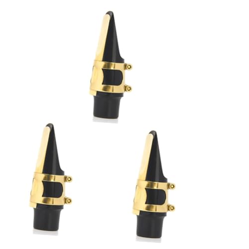SUPVOX 3pcs Alto Saxphone Reed 2.5 Strength Metal Alto Sax Mouthpiece for Saxophone