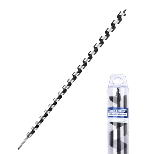 1/2" X 39.37" Auger Bit for Wood, 13x1000mm Extra Long Auger Drill Bit