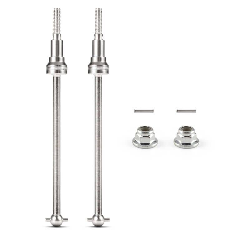 HAIBOXING 1/12TH Scale RC Car Spare Parts Desert Truck Metal Front Drive Shafts 2pcs Apply to 2995 (T2111)