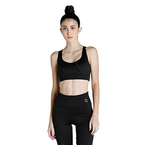 Image of Puma Polyester Women Exhale Mesh Curve Sports Bra