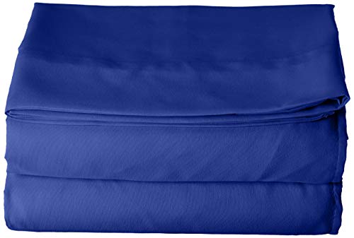 Luxury Flat Sheet on Amazon Elegant Comfort Wrinkle-Free 1500 Premier Hotel Quality 1-Piece Flat Sheet, Queen Size, Royal Blue