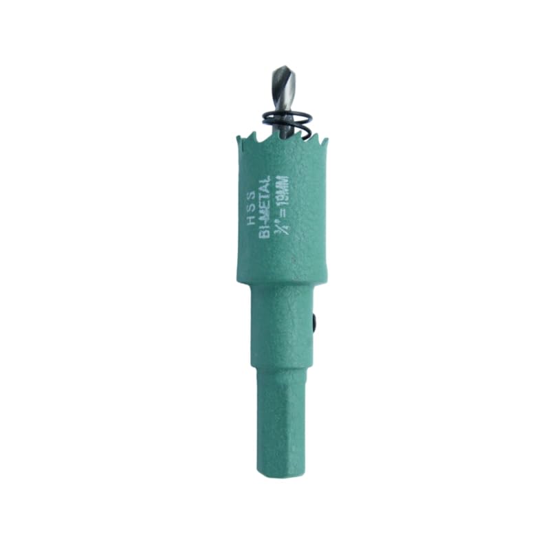 19mm hole saw LAIWEI hole cutter with 0.75" HSS ring hole drill for cutting holes in wood, plasterboard, aluminium profiles, PVC and other materials(3/4")