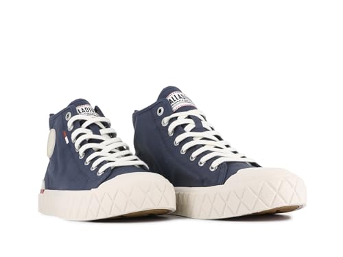 Image of Palladium Unisex Palla Ace Mid Organic Canvas Lace Up Sneaker