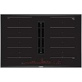 Bosch Serie 8 PXX875D67E - Piano cottura a induzione, 82 cm, colore: Nero