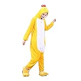 [TIKE] 酉鶏 着ぐるみ 可愛い動物 鶏柄 ハロウィン クリスマス 大人用 子供用 トラ パジャマ 部屋着 動物 鶏 トラ コスチューム ロンパース きぐるみ パジャマ ペアルック ファミリー/着ぐるみ 暖かい カバーオール 年賀状 (鶏-03,L)