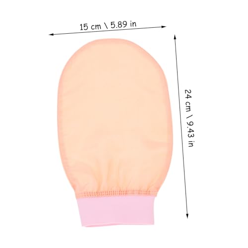 Image of Exfoliating Glove Body Washing Bathing Mitten Exfoliating Bath Glove Double Sided Exfoliating Mitt Shower Scrubber for Women Gentle Deep Cleansing Washable