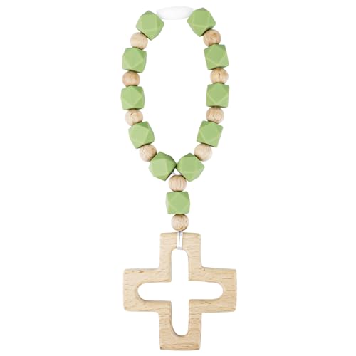 Sumalon Cross Baptism Silicone Rosary First Communion Rosary Collection Shower Christian Communion Gifts