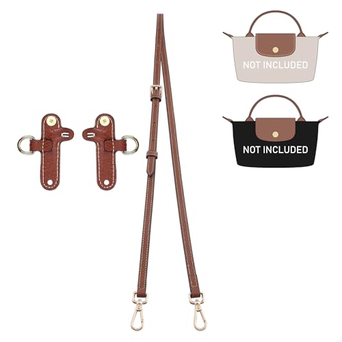OAikor Anti-Slip Leather Shoulder Strap for Longchamp Le Pliage Mini Pouch