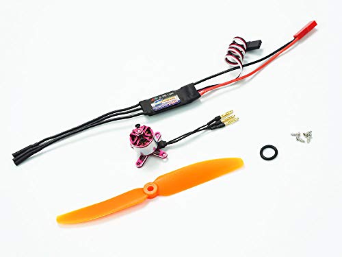 Combo Micro Power 2S avec moteur ESC et hélice pour modèle réduit avion F3P d'intérieur