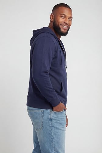 Image of KingSize Men's Big & Tall Fleece Zip-front Hoodie Jacket