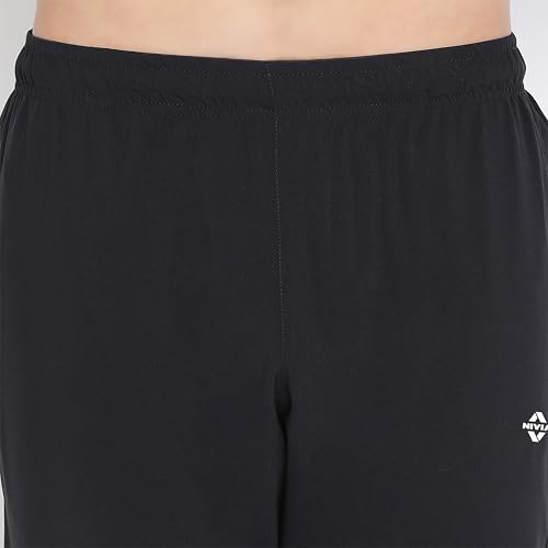 Image of Nivia Carboxy - 2 Track Suit /Sportswear Regular Fit Track Suits /Athletic Gym Running Jogging Suit Set (Black /Dark Grey /White, L)