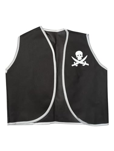 Image of BookMyCostume Pirate Costume Accessory Set Collection - Role-Play Outfit, Captain Vest, Hat & Themed Props for Kids - Ideal for Halloween, School Annual Day, Theme Parties & Return Gifts | 6-12 Yrs