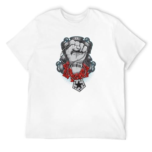 Poeira Manchang Tribal Gear Fist T-Shirt Men T-Shirt White L