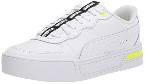 Buy PUMA Women's Skye Sneaker, Puma White-yellow Alert-puma Black, 5.5 at  Amazon.in