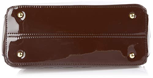 Bolsa Transversal ou de Mão, Santino, Café, Feminina
