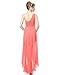 Coral, 6US, Ever Pretty Hi-lo Prom Dresses For Juniors 08100