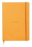 RHODIA 117415C - Carnet Souple Orange - A5 14,8 x 21 cm - Ligné - 160 pages - Papier Clai...