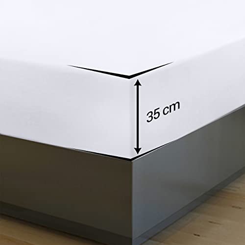 Utopia Bedding 4 Piece Double Bedding Set - Duvet Cover, Fitted Sheet with Pillow cases - Soft Brushed Microfiber (White)