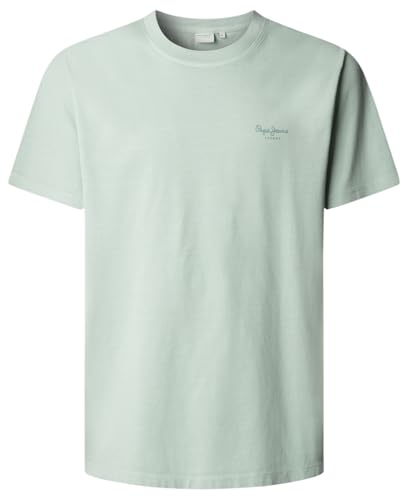 Pepe Jeans Camiseta Jacko para Hombre, Azul (Dark Acqua Blue), XXL
