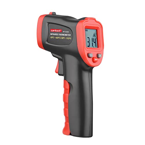 RASTKY Termómetro Láser IR Termómetro Infrarrojo de Alta Sensibilidad Probador de Temperatura Digital sin Contacto Portátil para Pirómetro Industrial -58 ℉ ~ 1742 ℉ Pistola de Temperatura para