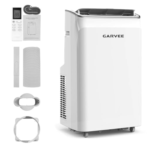 Image of Garvee Portable Air Conditioner 12000 BTU, 8150 BTU SACC 3-in-1 AC Unit | Compact with Cooling, Dehumidifier & Fan Modes, Cools Rooms up to 550 Sq.Ft, 24H Timer, Remote Control, Window Kit Included