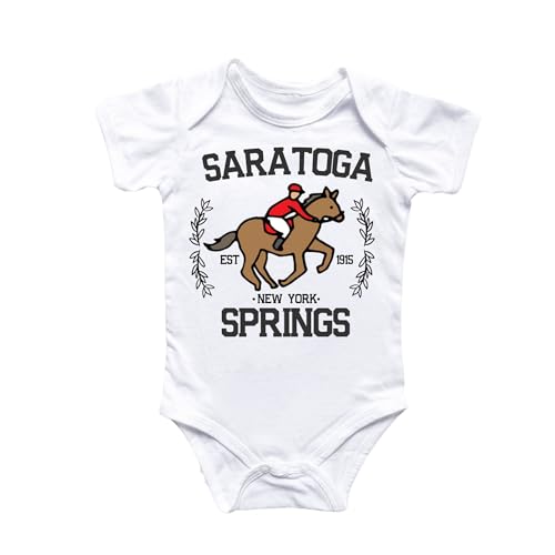 Saratoga Springs New York - Baby Boy Girl Clothes Infant Bodysuit Funny Cute Newborn