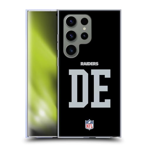 Carcasa NFL Las Vegas Raiders de gel flexible antideslizante Galaxy S24 Ultra