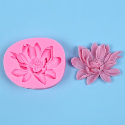 Molde de silicona multifuncional para flores 3D miniatura 5