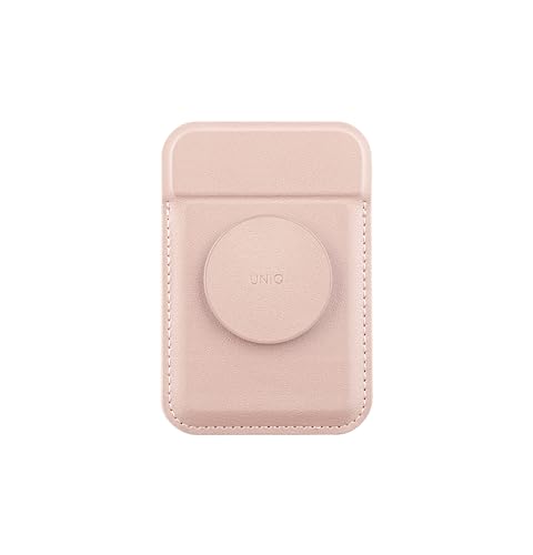 UNIQ Better By Design Flixa Support mains libres et porte-cartes de protection (pour téléphone) Rose