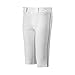 Mizuno Youth Premier Short Piped Pants, White/Black, Medium